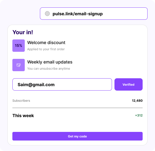 One-click subscription checkout flow